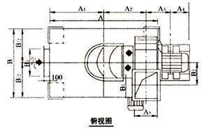 JHF型脈動反吹扁袋除塵器圖紙