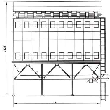 LMN-Ⅱ型脈動反吸反吹袋式除塵器