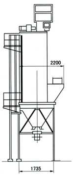 LMN-Ⅱ型脈動反吸反吹袋式除塵器