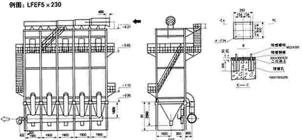 LFEF系列烘干機玻纖袋除塵器
