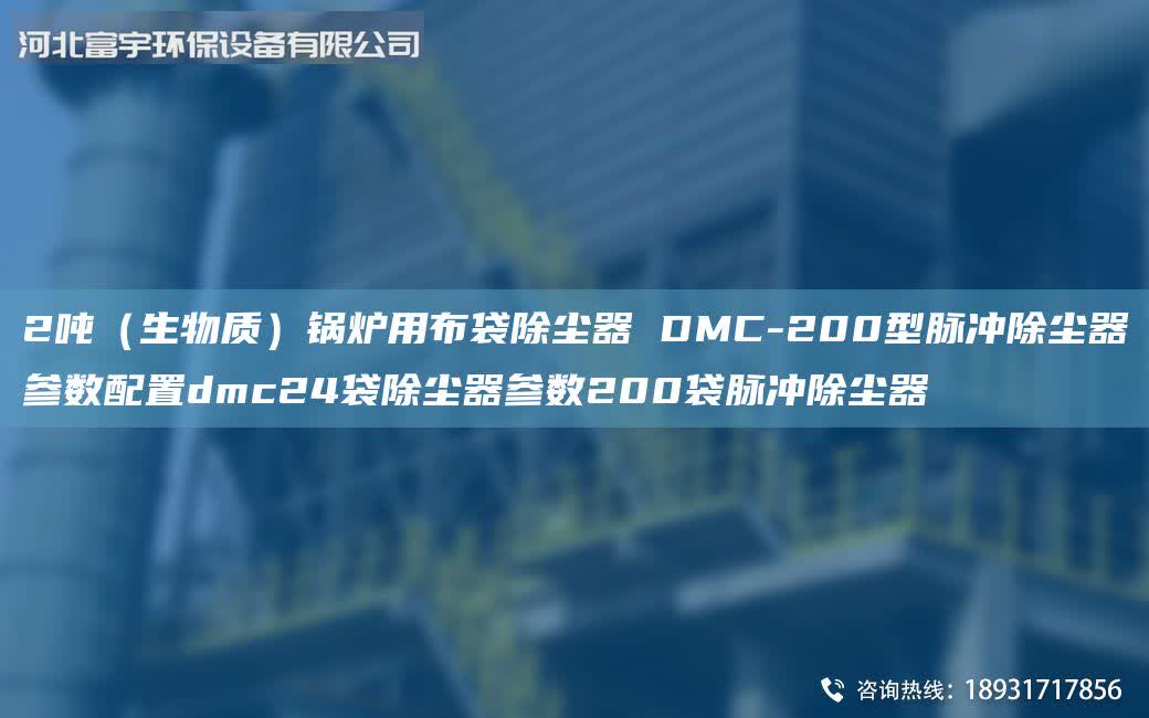 2噸（生物質）鍋爐用布袋除塵器 DMC-200型脈沖除塵器參數配置dmc24袋除塵器參數200袋脈沖除塵器