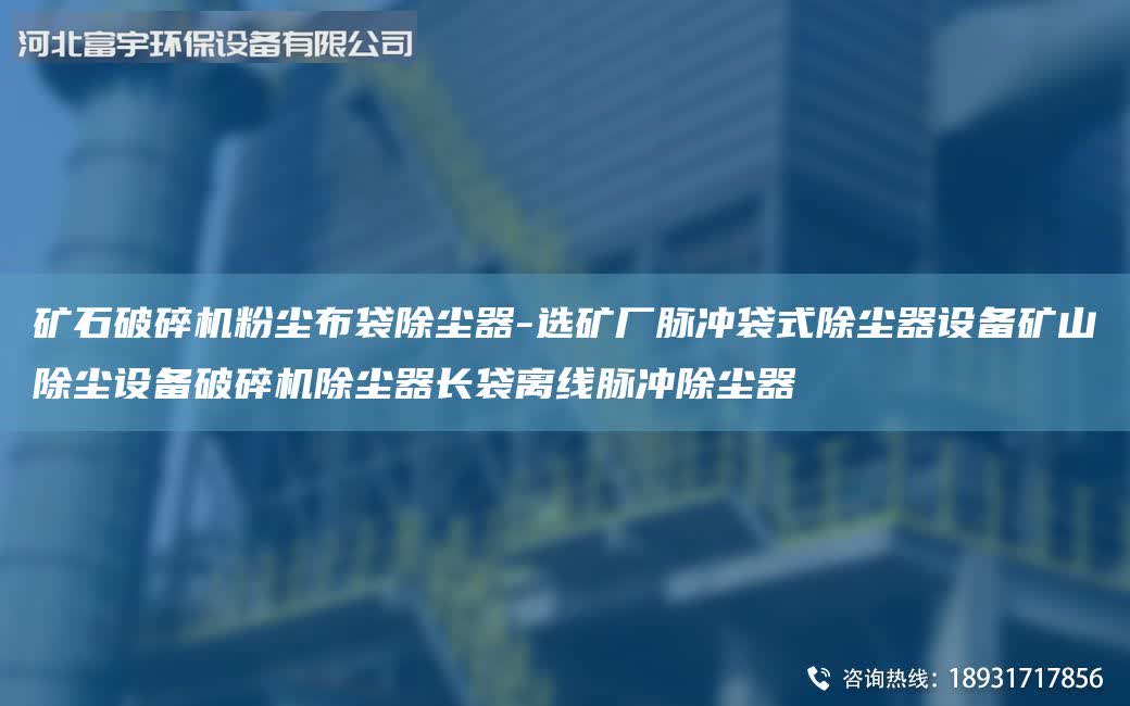 礦石破碎機粉塵布袋除塵器-選礦廠脈沖袋式除塵器設備礦山除塵設備破碎機除塵器長袋離線脈沖除塵器