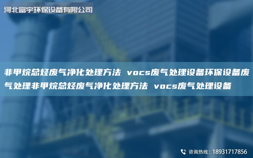 非甲烷總烴廢氣凈化處理方法 vocs廢氣處理設備環保設備廢氣處理非甲烷總烴廢氣凈化處理方法 vocs廢氣處理設備