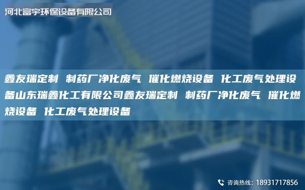 富宇定制 制藥廠凈化廢氣 催化燃燒設備 化工廢氣處理設備山東瑞鑫化工有限公司富宇定制 制藥廠凈化廢氣 催化燃燒設備 化工廢氣處理設備