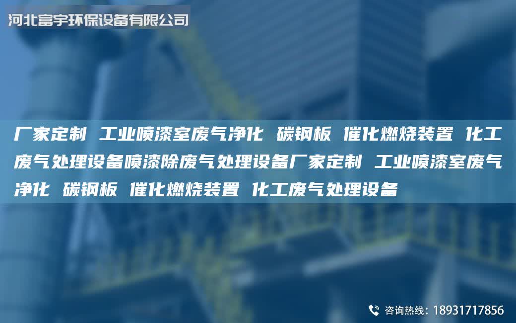 廠家定制 工業噴漆室廢氣凈化 碳鋼板 催化燃燒裝置 化工廢氣處理設備噴漆除廢氣處理設備廠家定制 工業噴漆室廢氣凈化 碳鋼板 催化燃燒裝置 化工廢氣處理設備