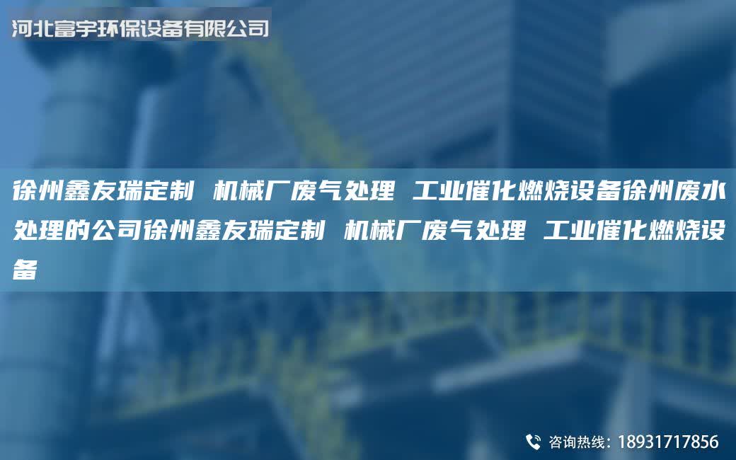 徐州富宇定制 機械廠廢氣處理 工業催化燃燒設備徐州廢水處理的公司徐州富宇定制 機械廠廢氣處理 工業催化燃燒設備