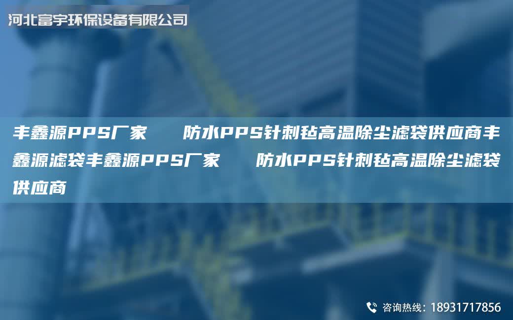 豐鑫源PPS廠家   防水PPS針刺氈高溫除塵濾袋供應商豐鑫源濾袋豐鑫源PPS廠家   防水PPS針刺氈高溫除塵濾袋供應商