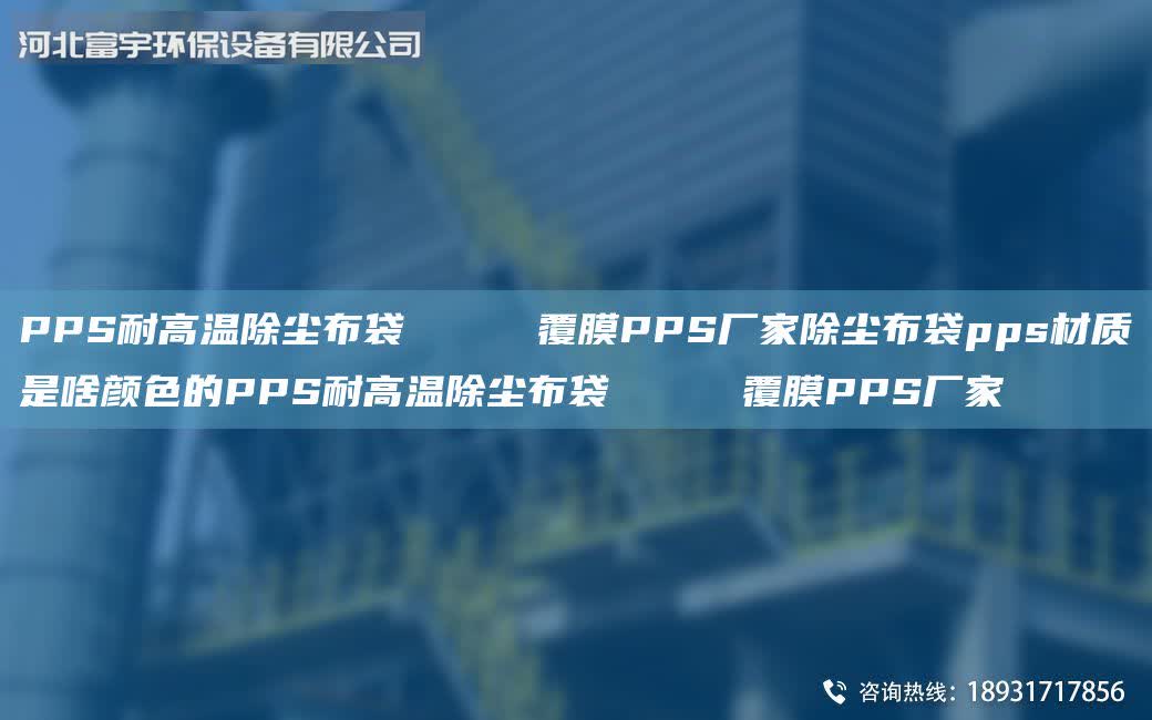 PPS耐高溫除塵布袋     覆膜PPS廠家除塵布袋pps材質(zhì)是啥顏色的PPS耐高溫除塵布袋     覆膜PPS廠家