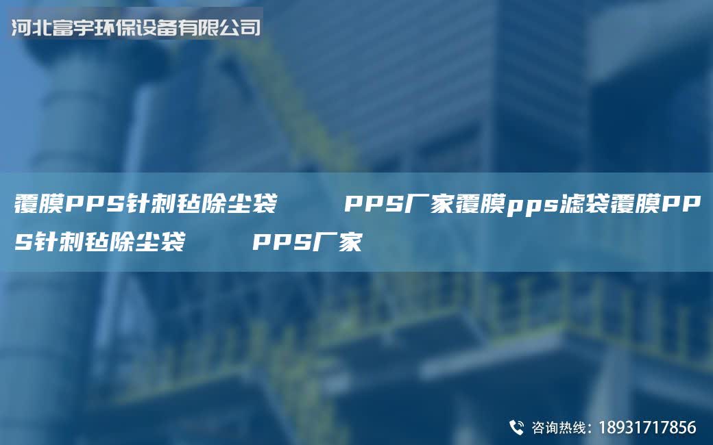 覆膜PPS針刺氈除塵袋    PPS廠家覆膜pps濾袋覆膜PPS針刺氈除塵袋    PPS廠家
