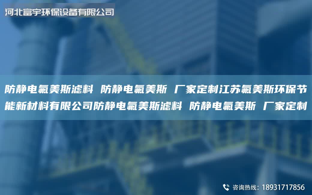 防靜電氟美斯濾料 防靜電氟美斯 廠家定制江蘇氟美斯環保節能新材料有限公司防靜電氟美斯濾料 防靜電氟美斯 廠家定制