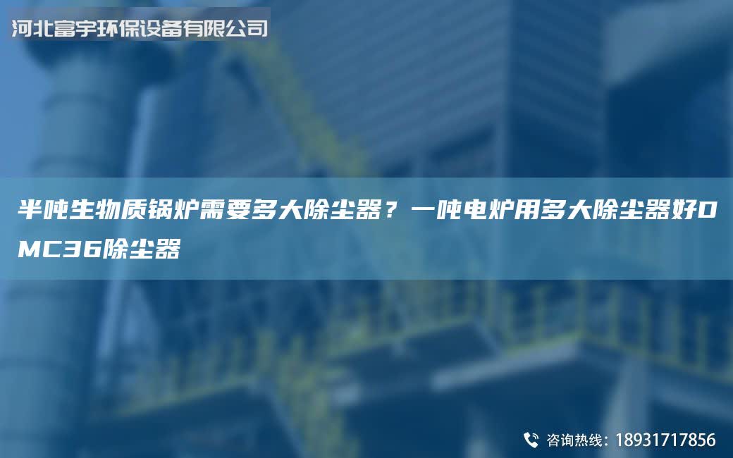 半噸生物質鍋爐需要多大除塵器？一噸電爐用多大除塵器好DMC36除塵器