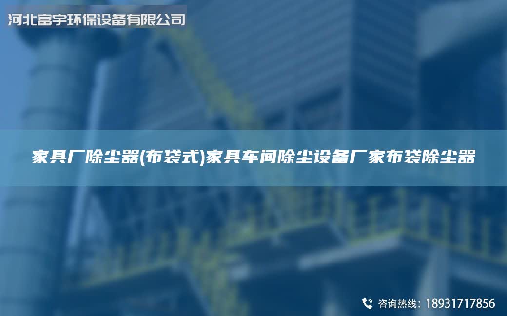 家具廠除塵器(布袋式)家具車間除塵設備廠家布袋除塵器