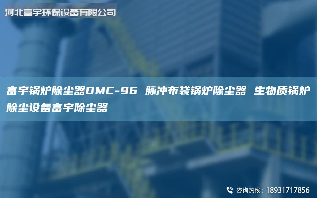 富宇鍋爐除塵器DMC-96 脈沖布袋鍋爐除塵器 生物質鍋爐除塵設備富宇除塵器