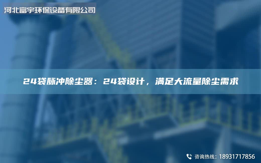 24袋脈沖除塵器：24袋設計，滿足大流量除塵需求